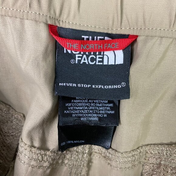 The North Face Convertible Cargo Pants Men's XL Khaki Hiking Outdoor Belt Belted - Picture 9 of 16